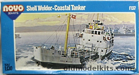 Novo 1/130 Shell Welder Coastal Tanker - (ex-Frog), F137 plastic model kit